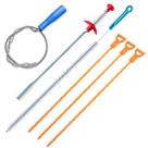 Conjunto de ferramentas Auger Cleaner FOMMEN, removedor de entupimentos de drenagem de 99 cm x1