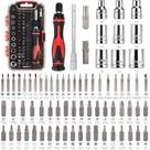 Conjunto de ferramentas Chave de catraca magnética Amazon Basics de 73 peças