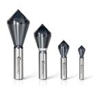 Conjunto de ferramentas Countersink Chanfer ColumPro Cobalt M35 4 unidades