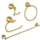 Conjunto de ferramentas de banheiro FROPO Brushed Brass Gold 4 unidades