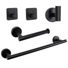 Conjunto de ferramentas de banheiro Tocten Stainless Steel Matte Black