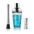 Conjunto de ferramentas de bar Final Touch Cocktail Shaker 450 ml 19,7 cm Conjunto de ferramentas de bar Final Touch Cocktail Shaker 450 ml 19,7 cm
