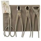 Conjunto de ferramentas de bonsai VOUIU, 4 peças, botão de corte côncavo, tesoura divisora de tronco