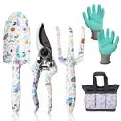 Conjunto de ferramentas de jardim WORKPRO Aluminium Heavy Duty 5 unidades com bolsa