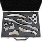 Conjunto de Ferramentas de Massagem AnTiexi Gua Sha em Aço Inoxidável 7 peças Conjunto de Ferramentas de Massagem AnTiexi Gua Sha em Aço Inoxidável 7 peças