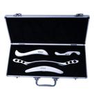 Conjunto de ferramentas de massagem de raspagem Gua Sha STICKON em aço inoxidável