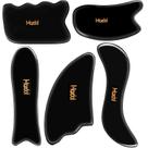 Conjunto de ferramentas de massagem Gua Sha Maxdot, 5 peças para rosto e pescoço