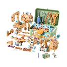 Conjunto De Ferramentas De Montagem Manual DIY Para Crianças, Brinquedo Educacional De Blocos De