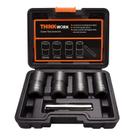 Conjunto de ferramentas de remoção de porcas THINKWORK de 1/2 polegada com unidade de 5 peças
