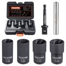 Conjunto de ferramentas de remoção de porcas YEKEPRO T12206 6 peças com soquete de impacto