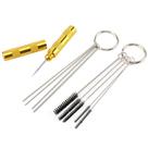 Conjunto de ferramentas de reparo para limpeza por spray Airbrush em aço inoxidável