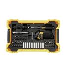 Conjunto de ferramentas DEWALT DWMT45402 131 peças com bandejas e tampa