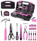 Conjunto de ferramentas DIFFLIFE Pink de 40 peças com estojo de plástico