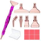Conjunto de ferramentas e acessórios para canetas de pintura de diamante Heyseri 14PCS