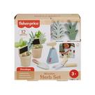 Conjunto de ferramentas e jardim de ervas de brinquedo Fisher-Price Wood 12 peças 3+Y