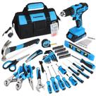 Conjunto de ferramentas elétricas, furadeira sem fio FASTPRO 20V, 232 peças