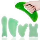 Conjunto de ferramentas faciais de massagem Gua Sha + Ferramenta de massagem corporal Gua Sha