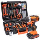 Conjunto de ferramentas: furadeira sem fio COMOWARE 20V com 120 unidades para reparo doméstico