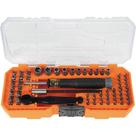Conjunto de ferramentas Klein Tools 32787 Micro-Ratchet Bit de 64 peças