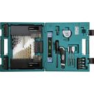 Conjunto de ferramentas Makita D-37150 104 peças com estojo, fita métrica