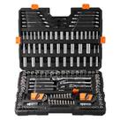 Conjunto de ferramentas mecânicas VEVOR 205 unidades SAE e soquetes métricos Conjunto de ferramentas mecânicas VEVOR 205 unidades SAE e soquetes métricos