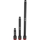 Conjunto de ferramentas Milwaukee Electric de 3 peças 3/8 Drive Impact