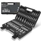 Conjunto de ferramentas MULWARK 64 peças Torx Sockets S2 Cr-V Steel