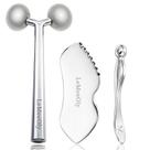 Conjunto de ferramentas para cuidados com a pele facial LeMeeoly Face Roller Massager