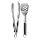 Conjunto de ferramentas para grelhar OXO Good Grips Tongs e Turner Black