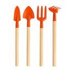 Conjunto de Ferramentas Para Jardinagem e Horta Com 4 Peças