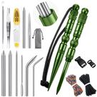 Conjunto de ferramentas Paracord Shimeyao, 12 peças de aço inoxidável com Marlinspike