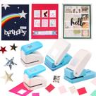 Conjunto de ferramentas Punch BAOFALI, 4 peças de selo postal Square Star