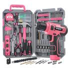Conjunto de Ferramentas Recarregável Rosa com Furadeira Sem Fio 8V Hi-Spec Conjunto de Ferramentas Recarregável Rosa com Furadeira Sem Fio 8V Hi-Spec
