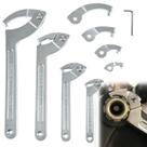 Conjunto de ferramentas Spanner Wrench Sunluway, pino ajustável, pacote com 8