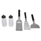 Conjunto de ferramentas Weber Griddle Essential de 5 peças com garrafas
