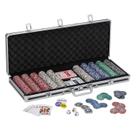 Conjunto de fichas de pôquer Fat Cat Bling 13,5 g de argila 500 fichas com estojo