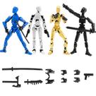 Conjunto de figuras de ação JausQarQ Titan T13 Lucky Dummy Nova 13 Conjunto de figuras de ação JausQarQ Titan T13 Lucky Dummy Nova 13