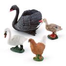 Conjunto de figuras de animais de fazenda: modelos realistas de PVC, 4 unidades Conjunto de figuras de animais de fazenda: modelos realistas de PVC, 4 unidades