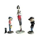Conjunto De Figuras De Anime Coraline 3 Peças, Bonecos Articulados Do Personagem Crooked, Estátuas Conjunto De Figuras De Anime Coraline 3 Peças, Bonecos Articulados Do Personagem Crooked, Estátuas
