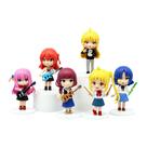 Conjunto de figuras de anime para Lonely Rock Girls, versão Q com instrumento