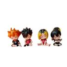 Conjunto de figuras de Chibi Haikyuu! Hinata Kageyama Tsukishima Yamaguchi