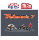 Conjunto de Figuras Diecast Tarmac Works Motomania 7" 4 Peças