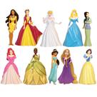 Conjunto de Figuras Disney Princesas com 10 Peças, 5 cm, Plástico