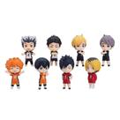 Conjunto de figuras Haikyuu!! Versão Q, 8 peças, 6 cm, PVC colecionável