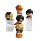 Conjunto de figuras Haikyuu! Versão Sleepy, 5 peças, 5 peças, 5 cm, colecionável em PVC