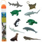 Conjunto de figuras Safari Ltd. Espécies marinhas ameaçadas de extinção TOOB Kids 3+