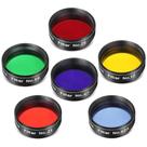 Conjunto de filtros coloridos Astromania de 1,25 polegadas (6 peças) para telescópio