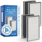 Conjunto de filtros de reposição Medify MA-112 para purificador de ar, pacote com 2 Conjunto de filtros de reposição Medify MA-112 para purificador de ar, pacote com 2