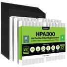 Conjunto de filtros purificadores de ar Durabasics HPA300 Honeywell 6 HEPA