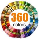 Conjunto de fio dental bordado LOVIMAG Premium Rainbow Color Cotton
